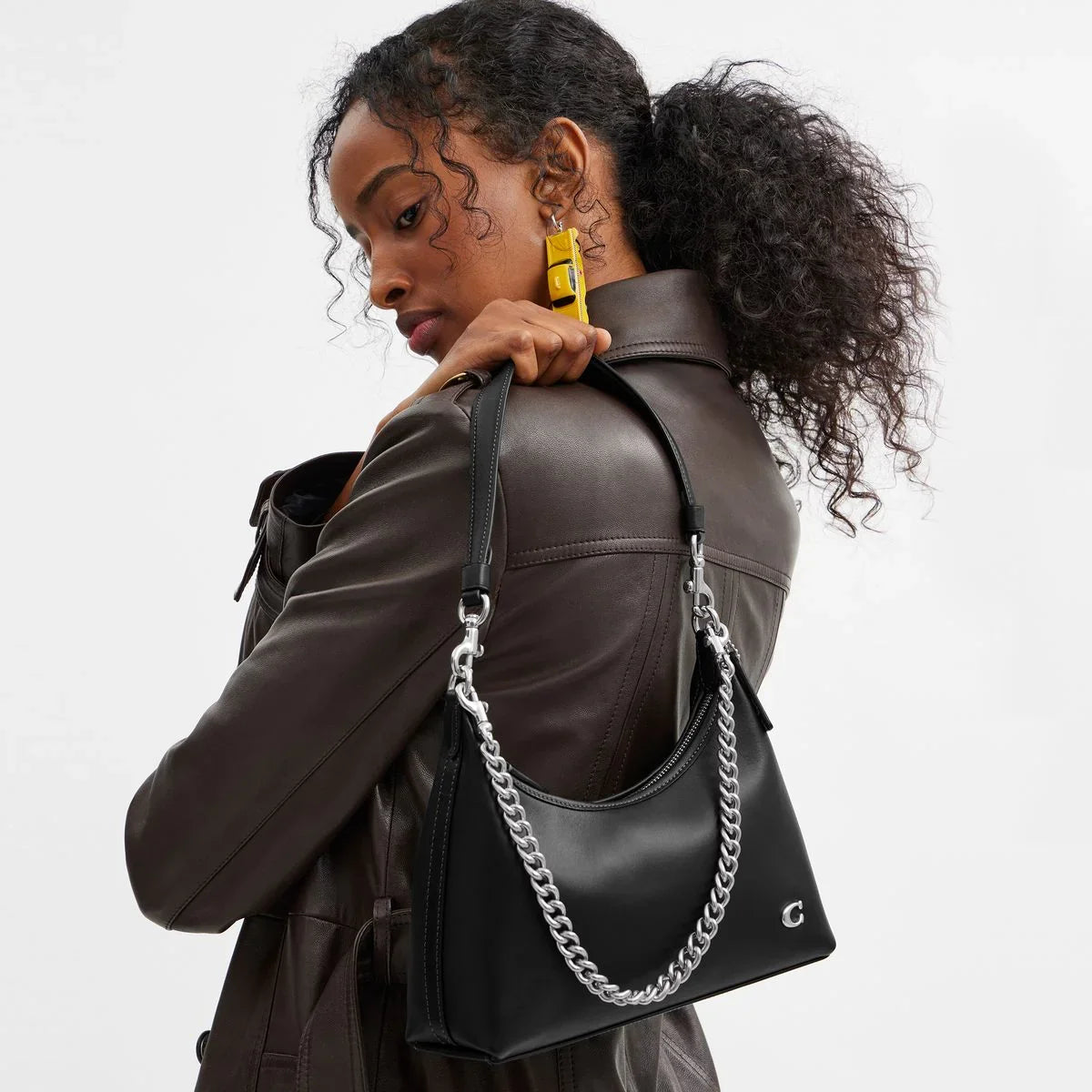 Coach Juliet Shoulder Bag 25 Black