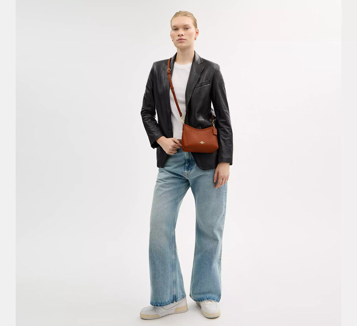 Coach Laurel Small Shoulder Bag Tan
