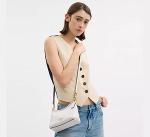 Coach Laurel Small Shoulder Bag Chalk