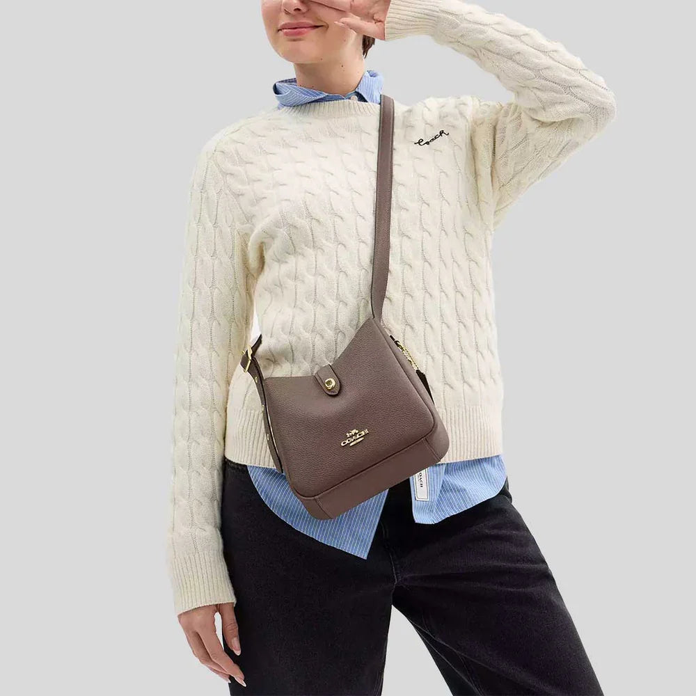 COACH Hadley Mini Crossbody Bag Dark Stone