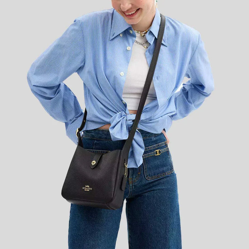 COACH Hadley Mini Crossbody Bag Black