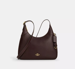 Coach Ella Shoulder Bag Gold Espresso