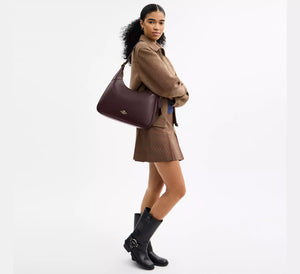 Coach Ella Shoulder Bag Gold Espresso