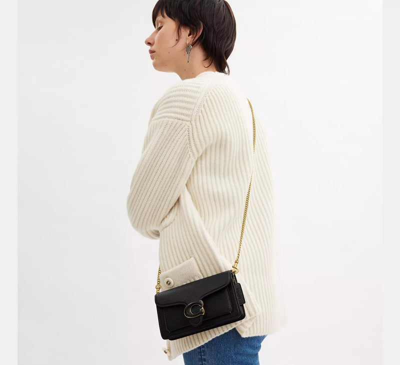 Tabby Crossbody Wristlet Black