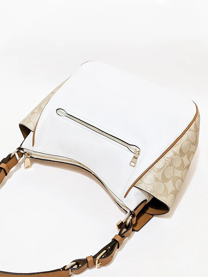 Rori Shoulder Bag in Colorblock Signature Canvas