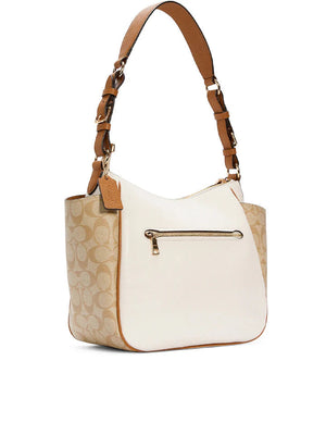 Rori Shoulder Bag in Colorblock Signature Canvas