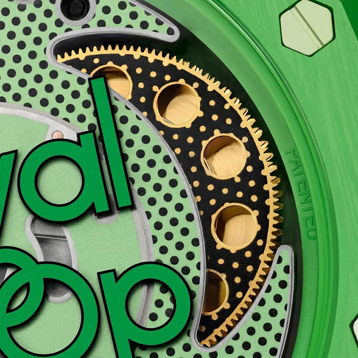 Audemars Piguet x Swatch Royal Pop GREEN EIGHT Unisex Green Pocket Watch