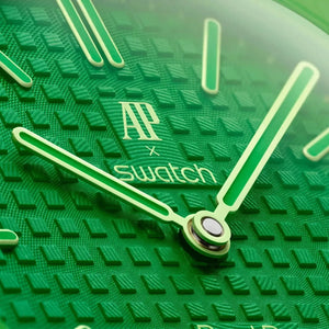 Audemars Piguet x Swatch Royal Pop GREEN EIGHT Unisex Green Pocket Watch