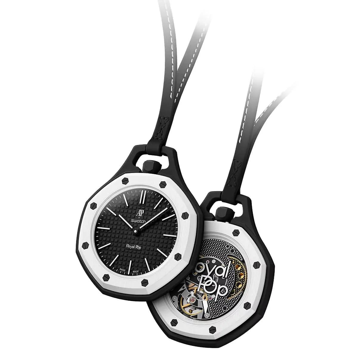 Audemars Piguet x Swatch Royal Pop OCHO NEGRO Unisex Pendant Watch