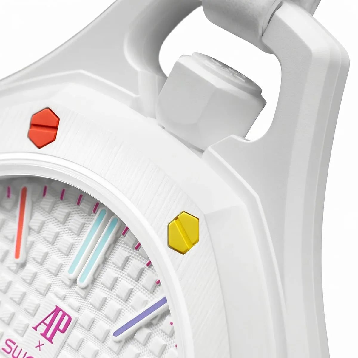 Audemars Piguet x Swatch Royal Pop Huit Blanc Unisex White Pocket Watch