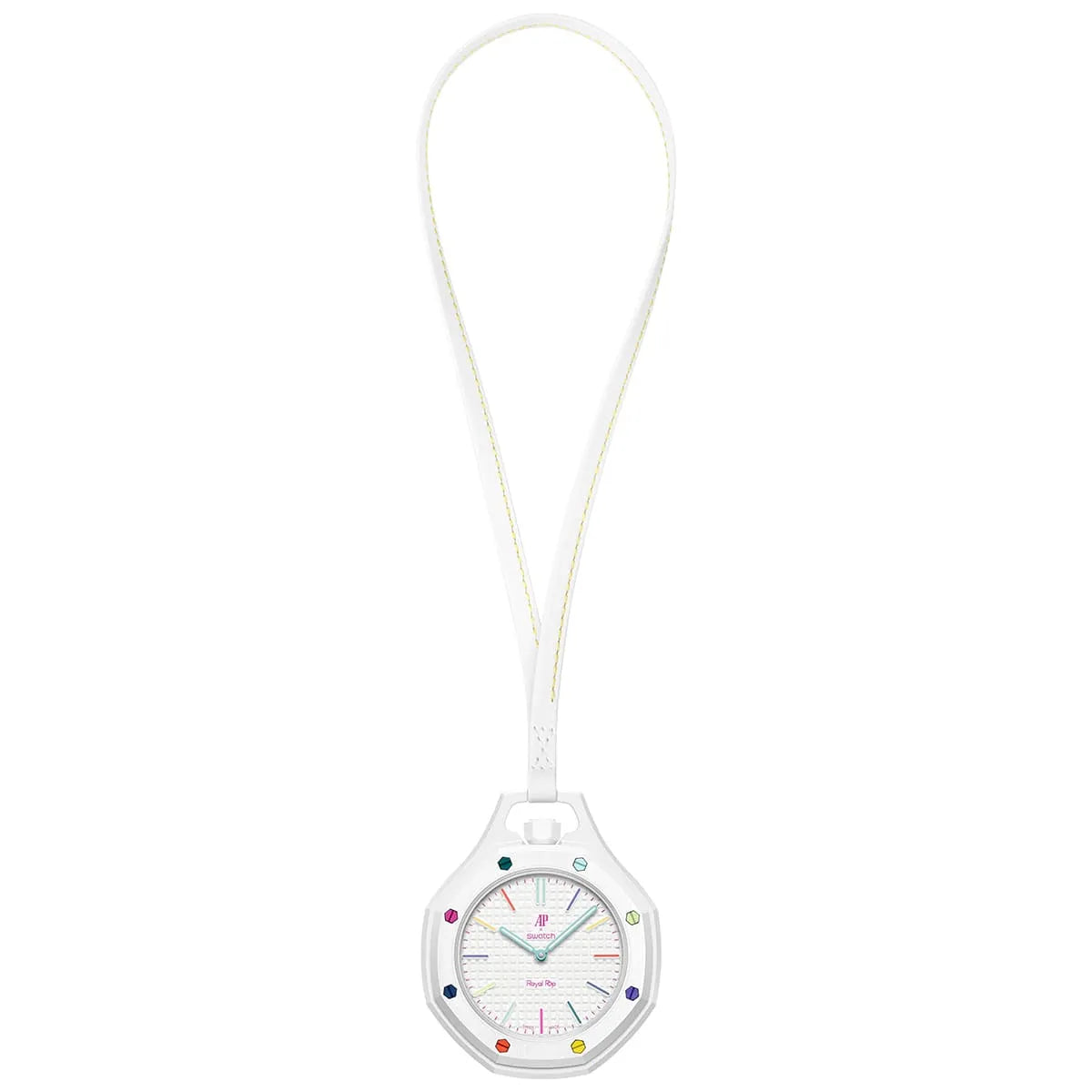 Audemars Piguet x Swatch Royal Pop Huit Blanc Unisex White Pocket Watch