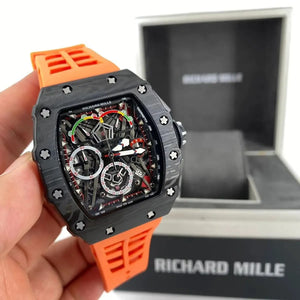 Richard Mille Men’s RM 50-03 McLaren Carbon TPT Orange Strap Watch