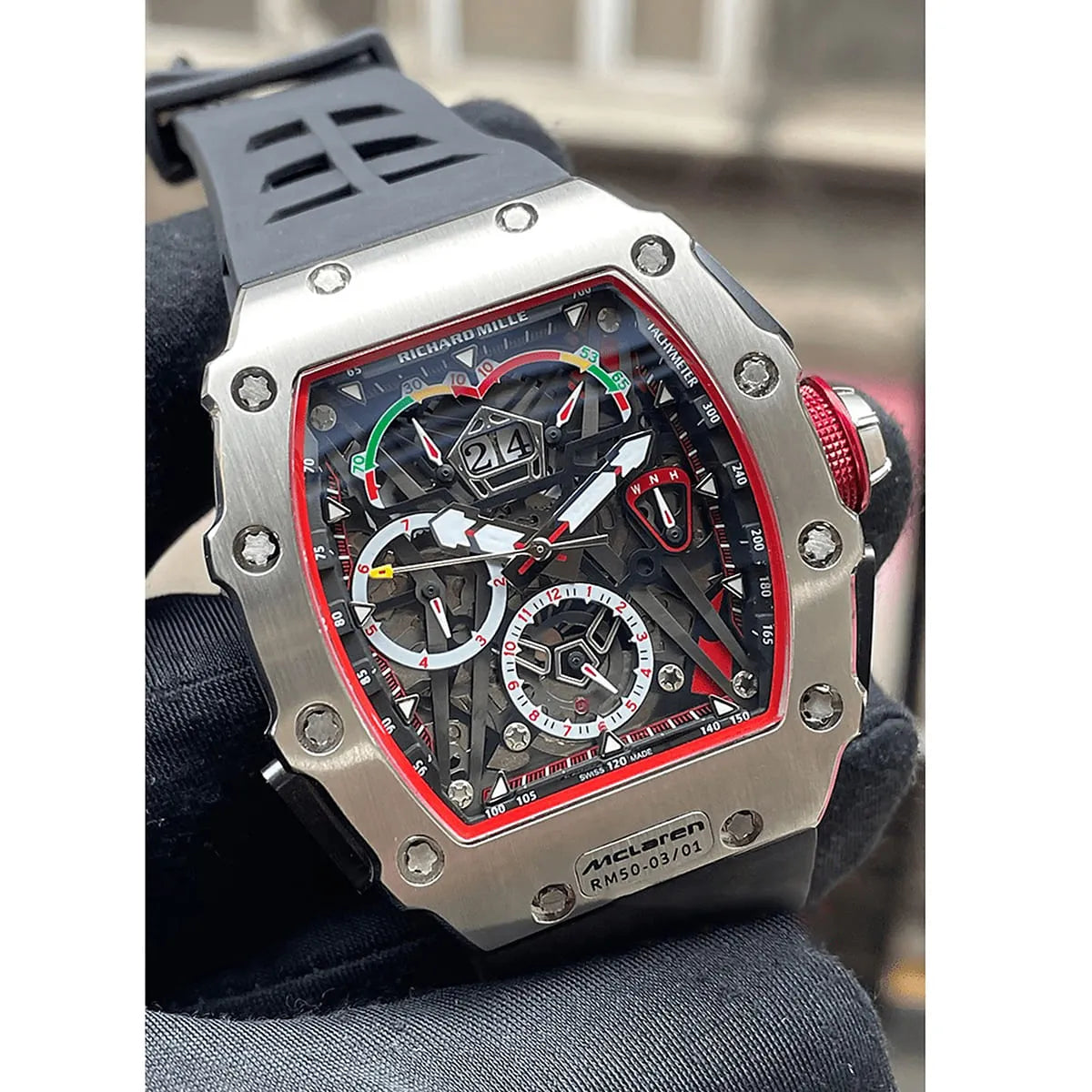 Richard Mille Men’s McLaren RM50-03/01 Skeleton Dial Watch