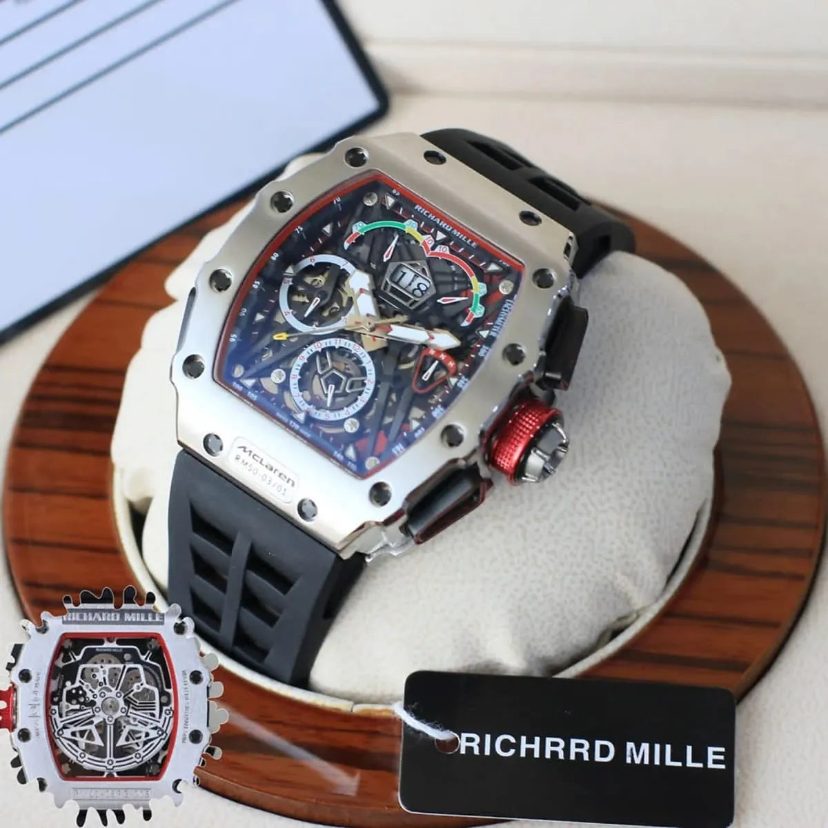Richard Mille Men’s McLaren RM50-03/01 Skeleton Dial Watch