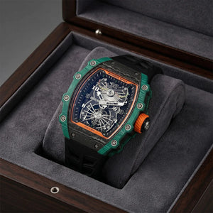 Richard Mille Men’s RM 21-02 Aerodyne Green Carbon TPT Watch