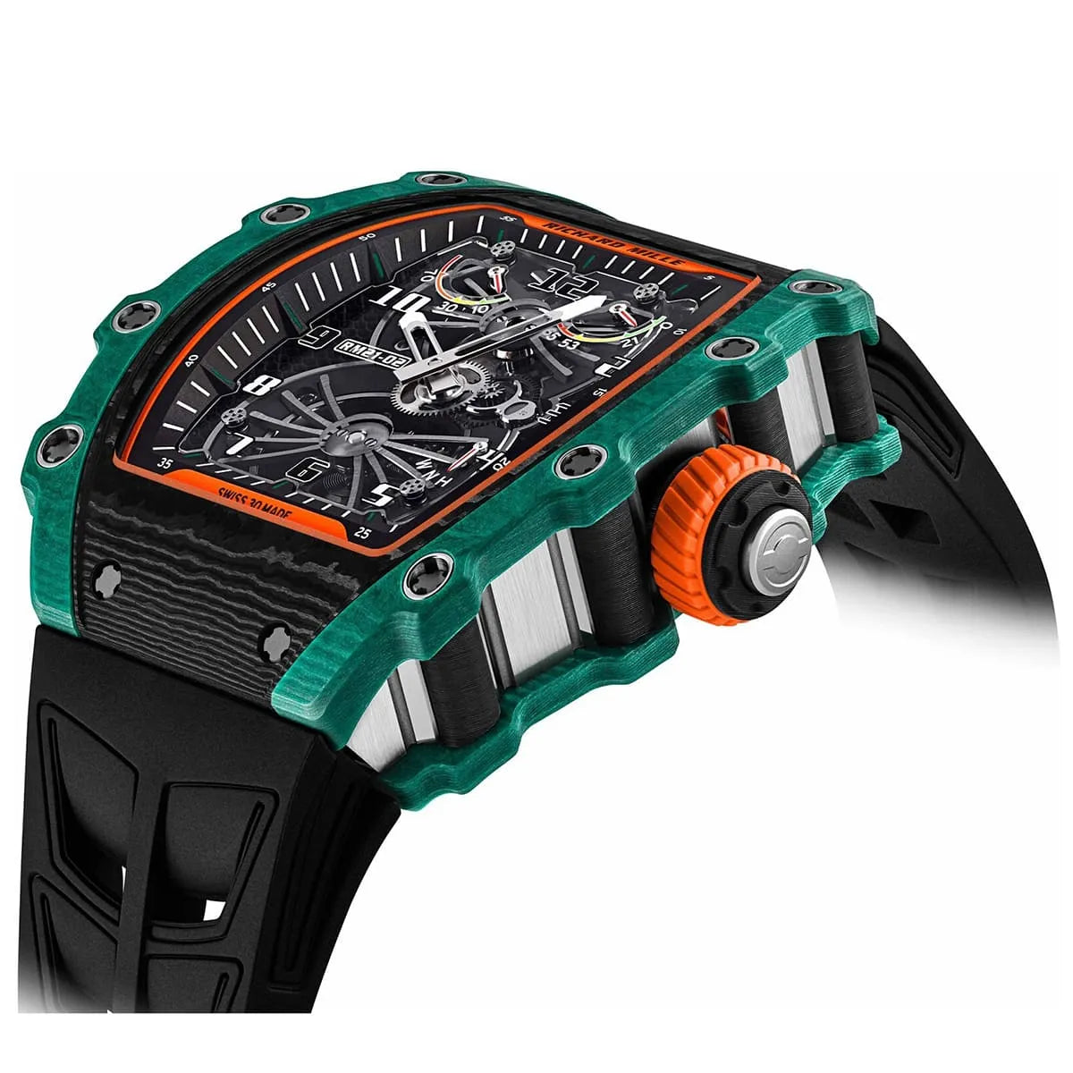 Richard Mille Men’s RM 21-02 Aerodyne Green Carbon TPT Watch