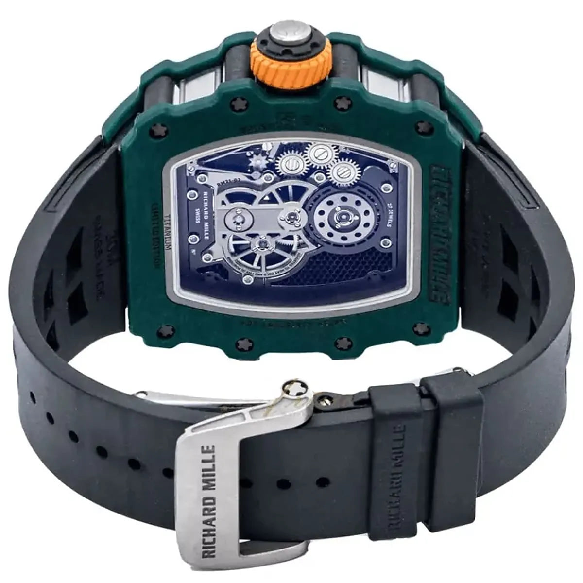 Richard Mille Men’s RM 21-02 Aerodyne Green Carbon TPT Watch