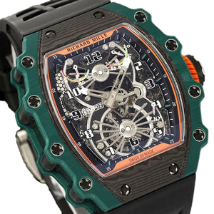 Richard Mille Men’s RM 21-02 Aerodyne Green Carbon TPT Watch