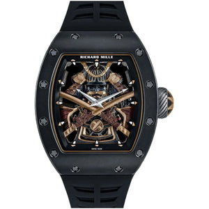 Richard Mille Men’s RM 47 Samurai Limited Edition Carbon TPT & Rose Gold Watch
