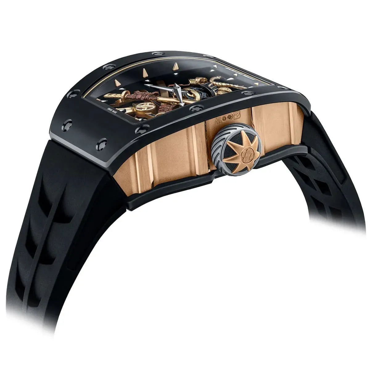 Richard Mille Men’s RM 47 Samurai Limited Edition Carbon TPT & Rose Gold Watch