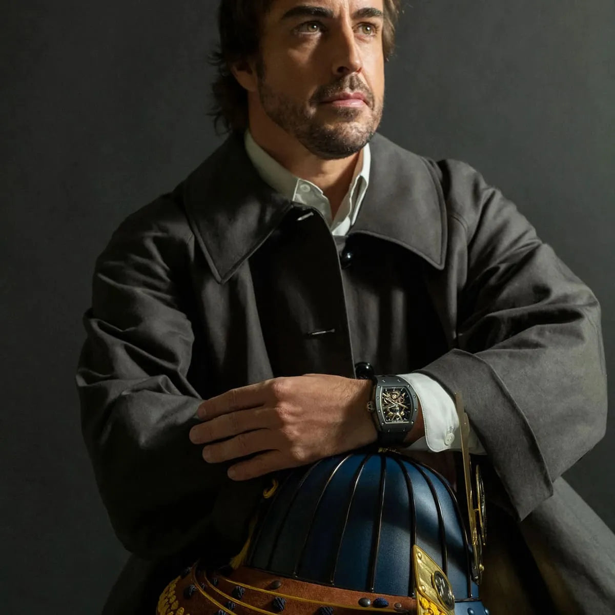Richard Mille Men’s RM 47 Samurai Limited Edition Carbon TPT & Rose Gold Watch