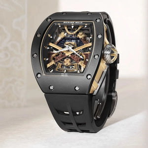 Richard Mille Men’s RM 47 Samurai Limited Edition Carbon TPT & Rose Gold Watch
