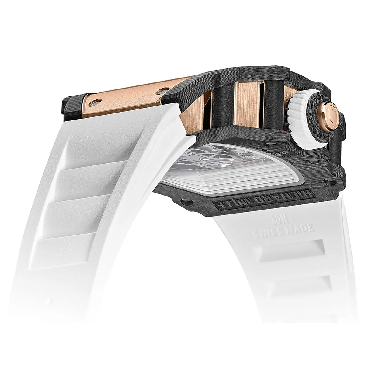 Richard Mille Men’s RM 21-01 Limited Edition Carbon TPT & Rose Gold Watch