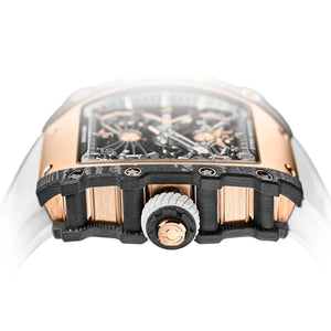 Richard Mille Men’s RM 21-01 Limited Edition Carbon TPT & Rose Gold Watch