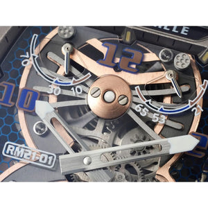 Richard Mille Men’s RM 21-01 Limited Edition Carbon TPT & Rose Gold Watch