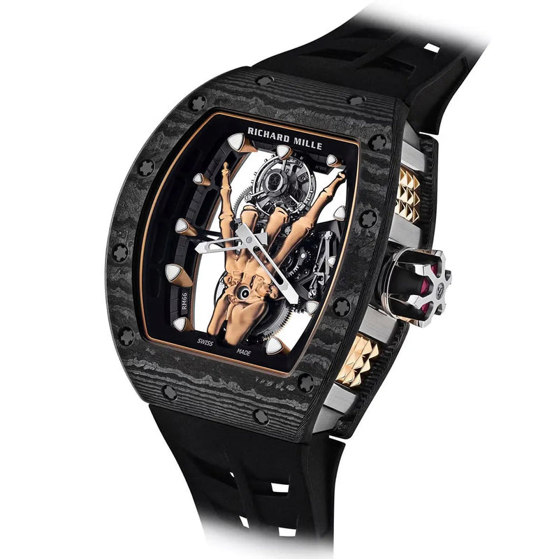 Richard Mille Men’s RM 66 Carbon TPT Flying Tourbillon “Flying Fingers” Watch