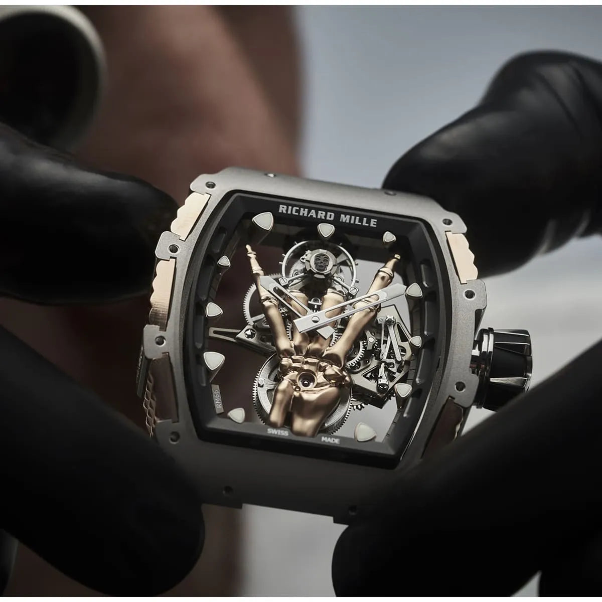 Richard Mille Men’s RM 66 Carbon TPT Flying Tourbillon “Flying Fingers” Watch