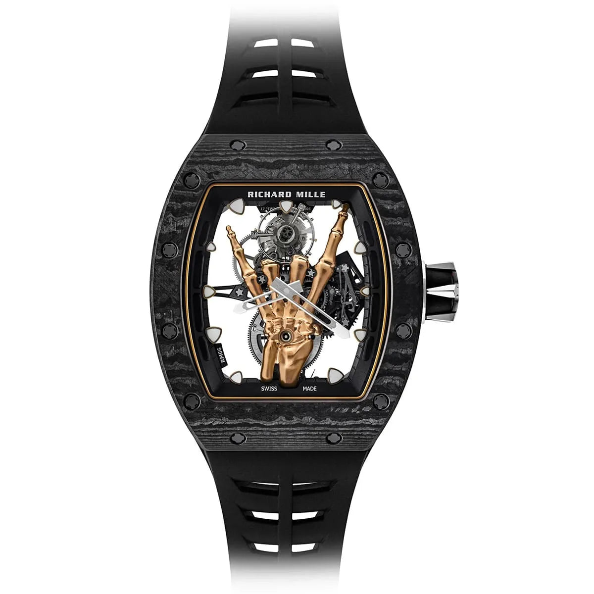 Richard Mille Men’s RM 66 Carbon TPT Flying Tourbillon “Flying Fingers” Watch