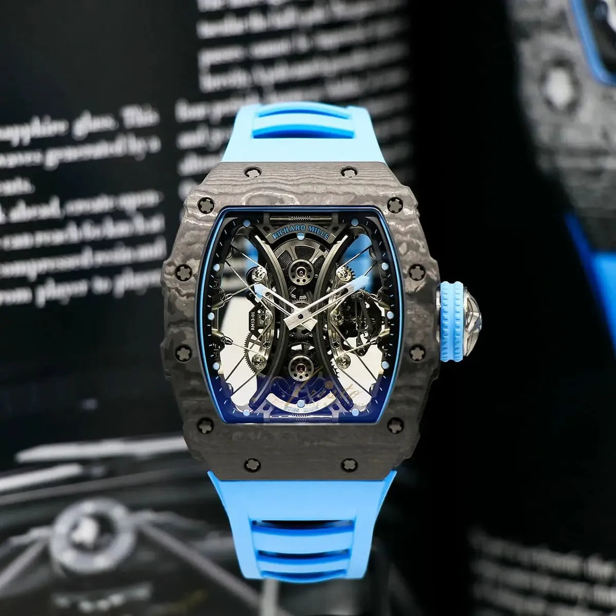 Richard Mille Men’s RM 53-01 Pablo Mac Donough Carbon TPT Watch