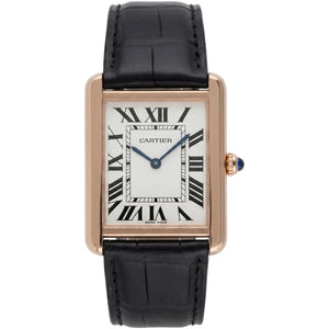 Cartier Men’s Rose Gold-Tone Rectangular Watch