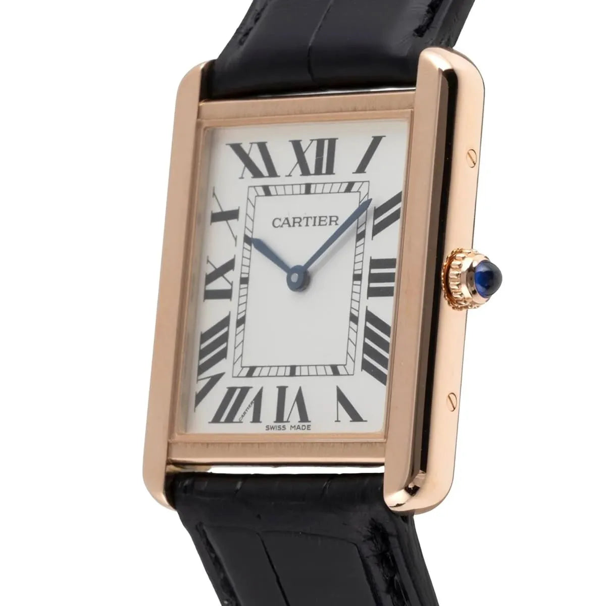 Cartier Men’s Rose Gold-Tone Rectangular Watch