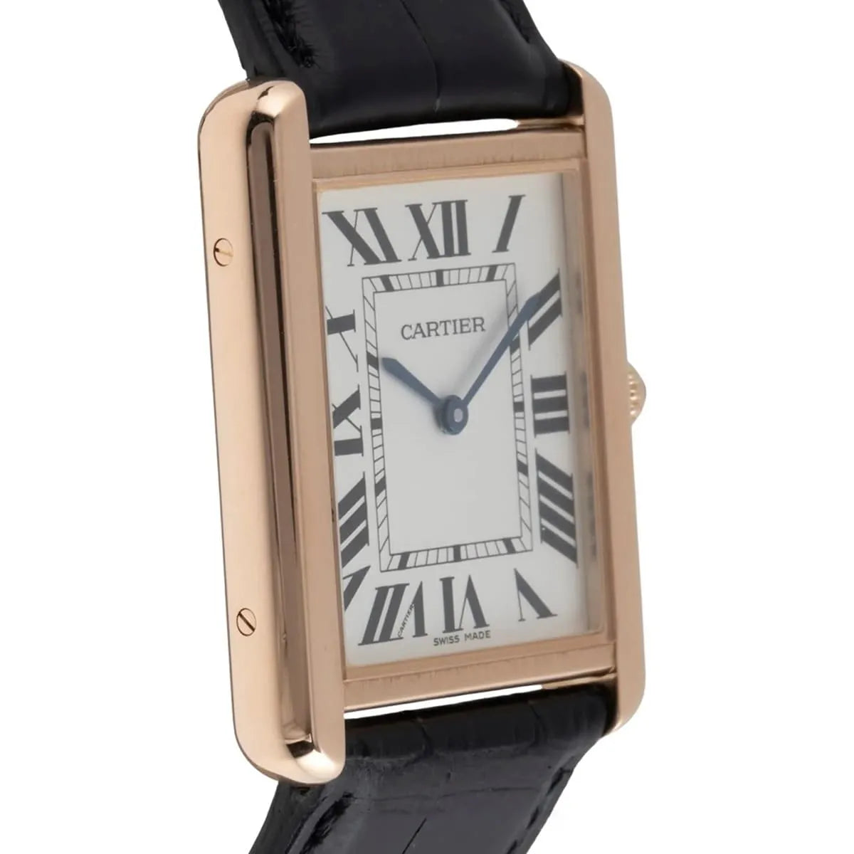 Cartier Men’s Rose Gold-Tone Rectangular Watch