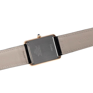 Cartier Men’s Rose Gold-Tone Rectangular Watch