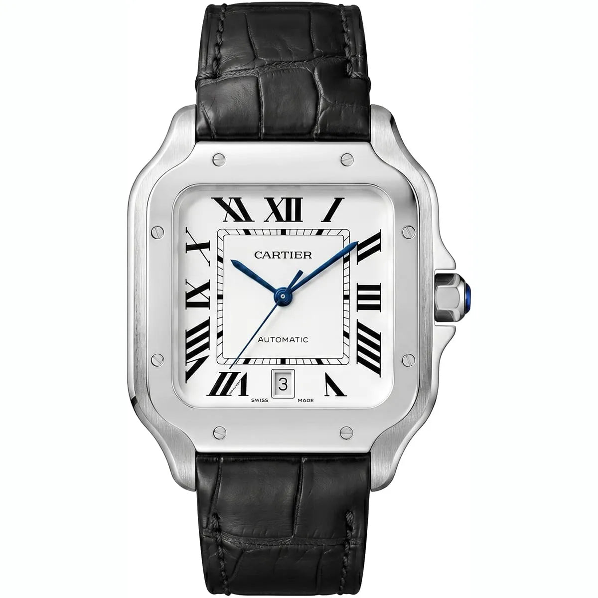 Cartier Men’s White Dial Square Watch