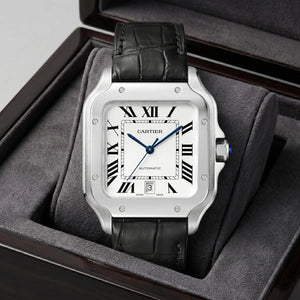 Cartier Men’s White Dial Square Watch