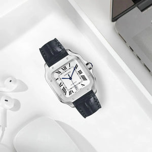 Cartier Men’s White Dial Square Watch