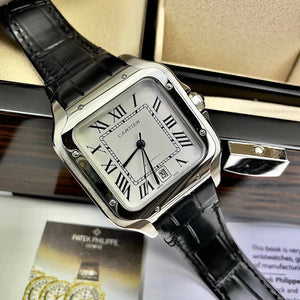 Cartier Men’s White Dial Square Watch