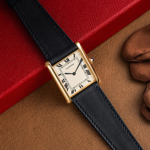 Cartier Men’s Tank Gold-Tone Case Dress Watch