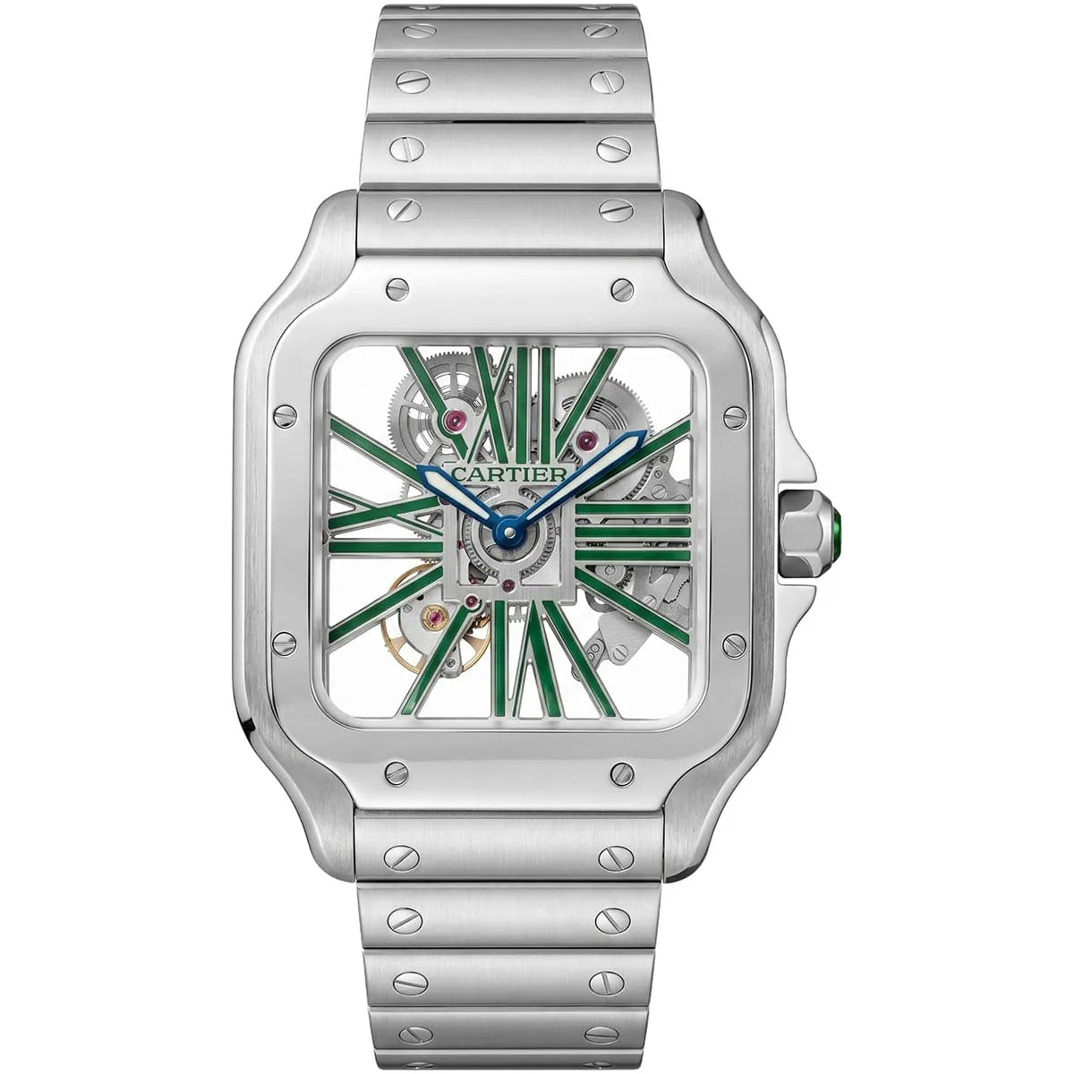 Cartier Men’s Santos Automatic White Dial Watch