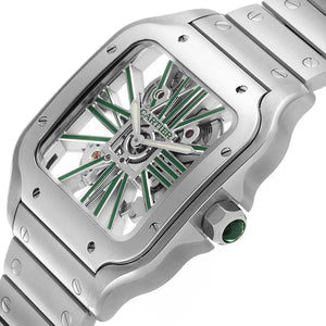 Cartier Men’s Santos Automatic White Dial Watch