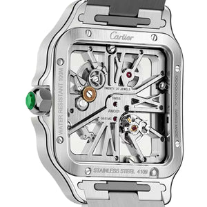 Cartier Men’s Santos Automatic White Dial Watch
