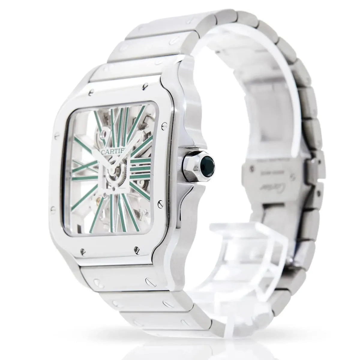 Cartier Men’s Santos Automatic White Dial Watch