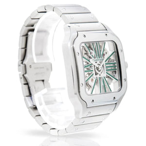 Cartier Men’s Santos Automatic White Dial Watch