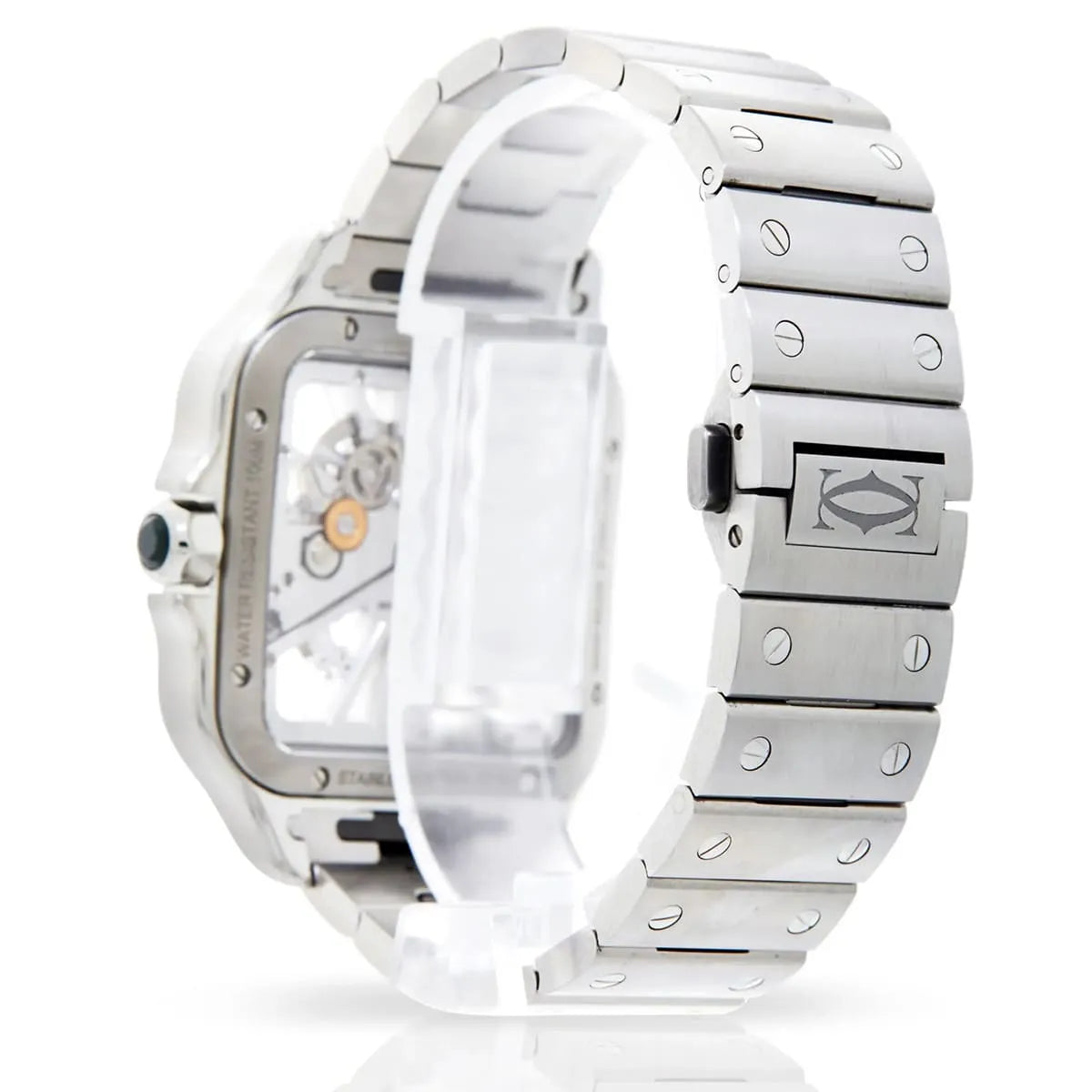 Cartier Men’s Santos Automatic White Dial Watch