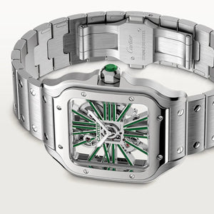 Cartier Men’s Santos Automatic White Dial Watch