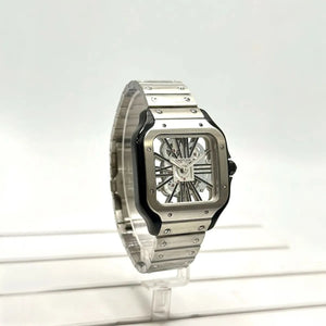 Cartier Men’s Santos Automatic Black Dial Watch